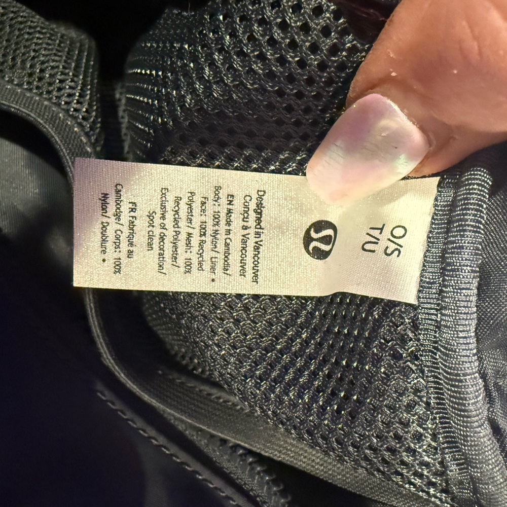 Lulu lemon  pouch/ make up bag blue/gray - Picture 7 of 7